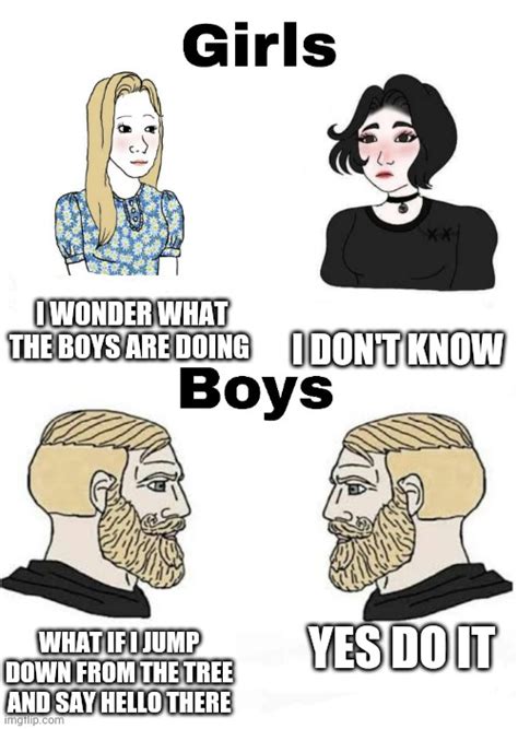 Girls Vs Boys Memes And S Imgflip