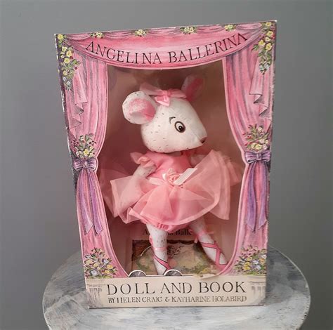 Vintage Angelina Ballerina Doll And Book Never Opened Nip 1989 Etsy