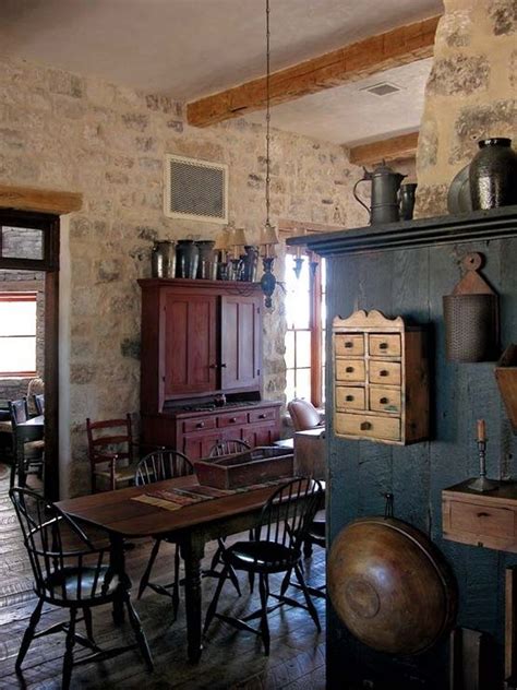 I will exclude kitchen and bath. Decorating In The Primitive Colonial Style | Primitive ...