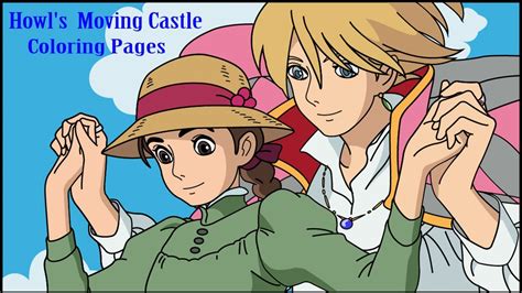 Howls moving castle turnip man with mask sticker (waterproof) soodagorls. Howl And Sophie | Howl's Moving Castle Coloring Pages ...