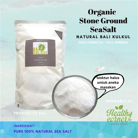 Jual Sea Salt Stone Ground 500g Garam Laut Halus Bali Kulkul Di Lapak