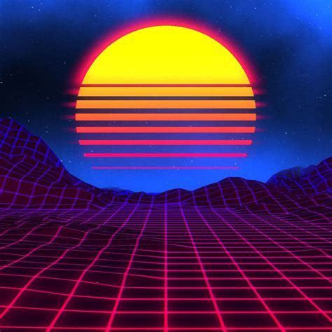 Gaming Sunset Retro Wallpapers Wallpaper Cave