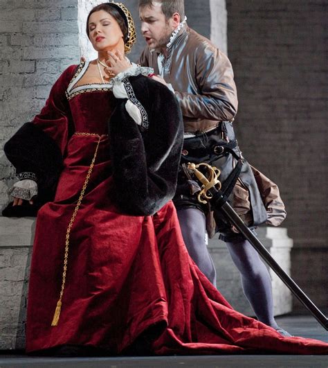 Anne Boleyns Red Gown Donizettis Anna Bolena At Tudor Costume