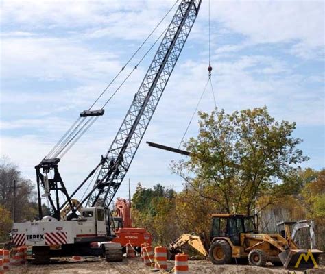 Terex American Hc 80 80 Ton Lattice Boom Crawler Crane For Sale Hoists