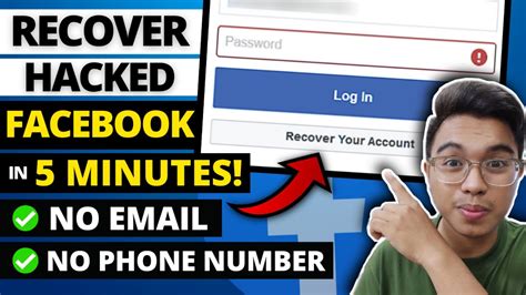 How To Recover Facebook Account Without Email Or Phone Number L