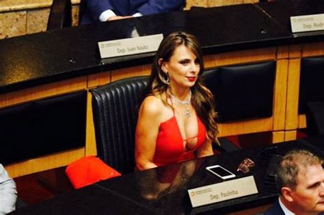 Brazilian Mp Defends Herself For Showing Cleavage In Parliament