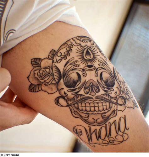 Mexican tattoos is most popular tattoo in mexico. 33 Crazily Gorgeous Sugar Skull Tattoos -DesignBump