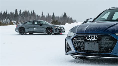 Audi Winter Driving Experience Gasoline Or Electric Whats Better In
