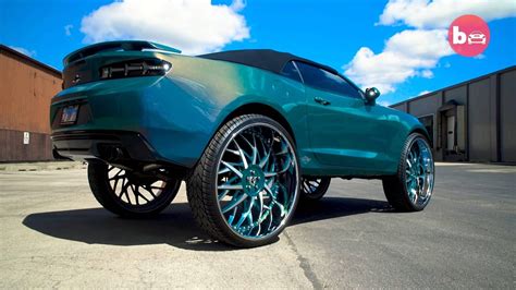 Motor1 Chevy Camaro On 32 Inch Wheels Will Not Leave You Indifferent