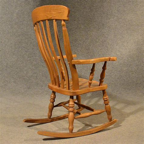 Antique Windsor Rocking Chair Large Beech Easy Antiques Atlas