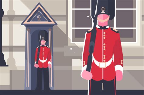 Buckingham Palace Guard Cartoon Guard Guardia Cartone Animato Reale