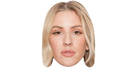 Ellie Goulding Natural Celebrity Mask Celebrity Cutouts