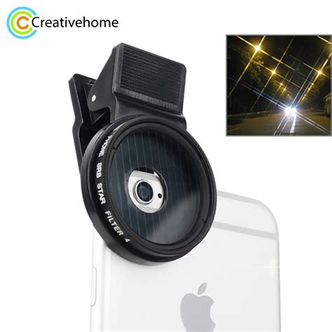Professional 37mm Star Lens Filter Kit For Iphone 7 Plus 6 6s 5 5c Se