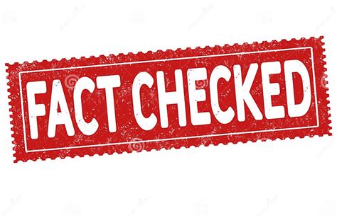 Fact Checked Grunge Rubber Stamp Stock Illustration Illustration Of