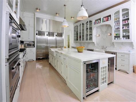 Maybe you would like to learn more about one of these? Fridge in island - Transitional - Kitchen - Pricey Pads