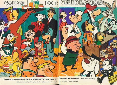 Tv Guide On Prime Time Animation 1961 Favorite Cartoon Character