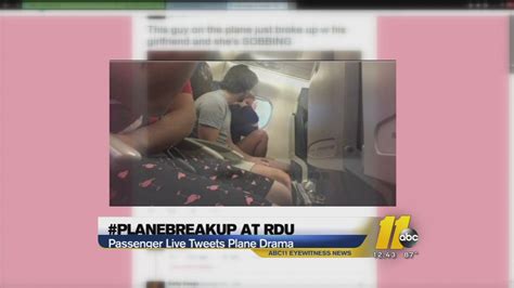 Couples Breakup On Rdu Flight Goes Viral Abc11 Raleigh Durham