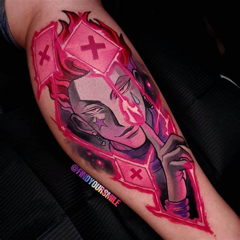 Hisoka Tattoo Done By Findyoursmile At Arlia Tattoo In Orlando R