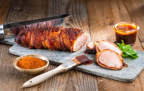 This is a dish that is packed with flavor, yet easy and light. Traeger Bacon Wrapped Pork Tenderloin Recipes | Dandk ...