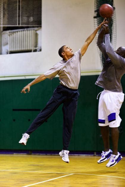 President Obamas Love For Basketball In Photos The Atlantic