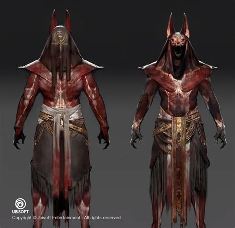 Artstation Assassins Creed Origins Anubis Outfit Concept Jeff