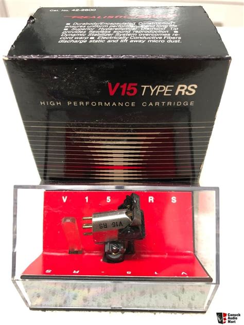 Vintage Shure V Rs Cartridge And Genuine Shure Hyperelliptical Stylus