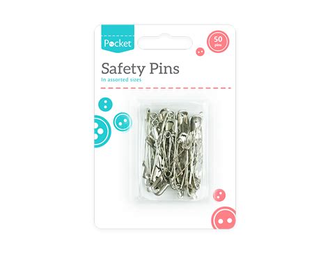 Safety Pins 50 Pack Livemoor