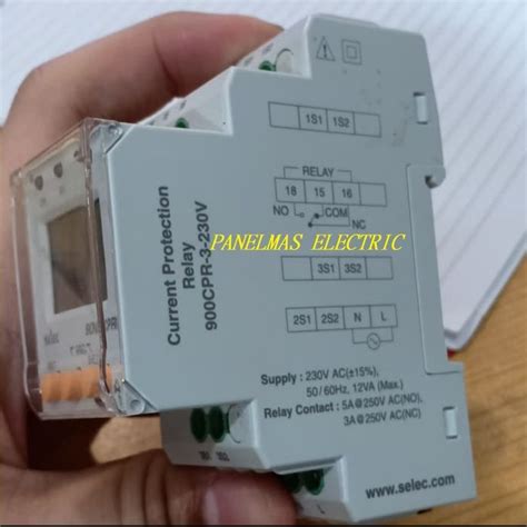 Jual Selec 900Cpr 3 Cpr Digital Current Relay Proteksi Pfr Phase