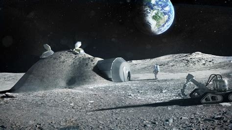Bbc Future Should We Build A Village On The Moon Impression 3d