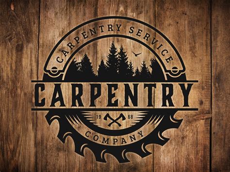 Welcome Logo Design Logo Design Woodwork And Carpentry Logo Custom Logo