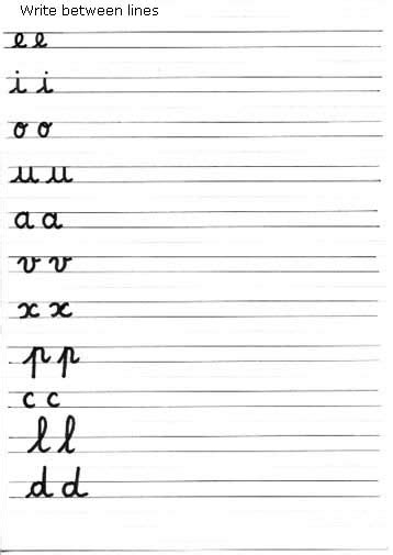 Puis, augmenter sa vitesse d'écriture. graphics writing nursery school