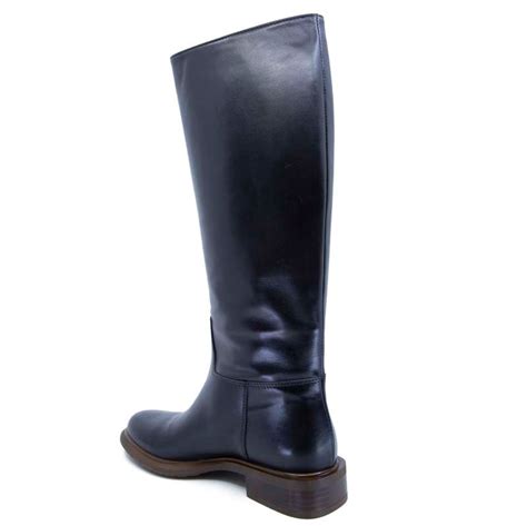 Laura Bellariva Black High Boot In Smooth Leather On Arteniit
