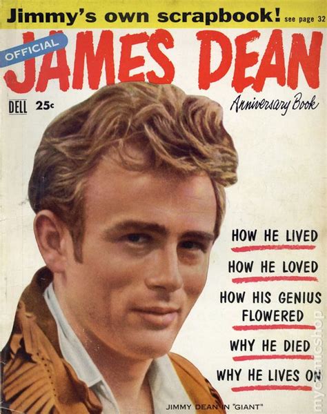 Official James Dean Anniversary Book 1956 Dell Comic Books