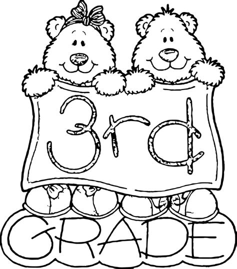 Coloring Pages For Third Graders