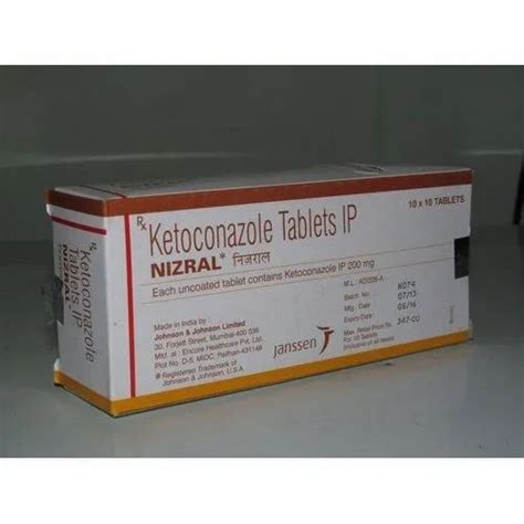 Nizral Tablet Ketoconazole 200 Mg Packaging Size 1x10 Rs 1558