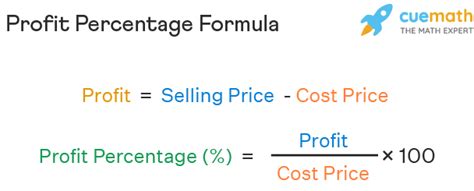 Formula For Finding Percentage Profit Alarnabraiens