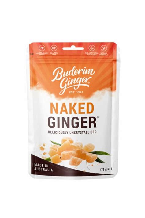 Naked Ginger G Buderim Ginger