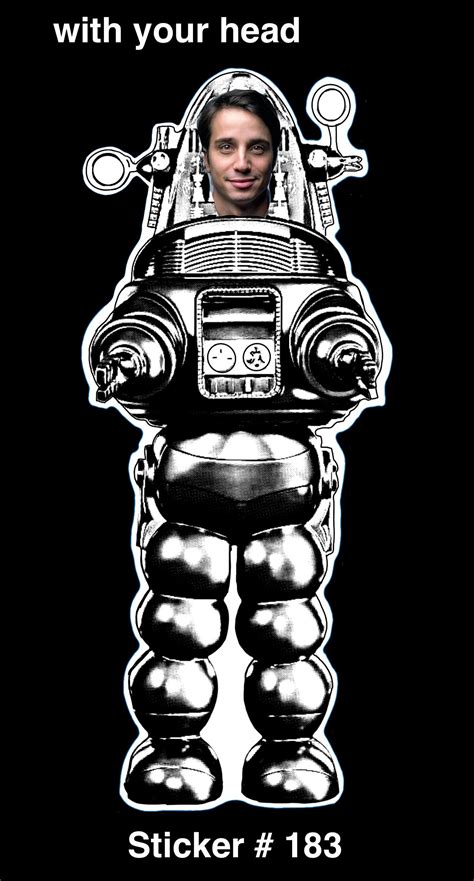 Robby The Robot vinyl sticker Best Seller Personalized | Etsy