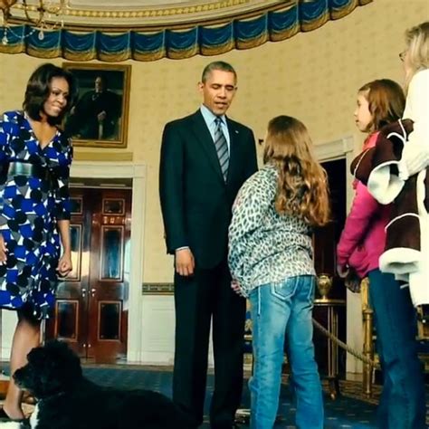 President Obama And The First Lady Surprise White House Visitors