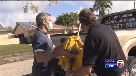 7news Viewers Donate Lawn Equipment To Pompano Beach Landscaper After Trailer Theft Wsvn 7news