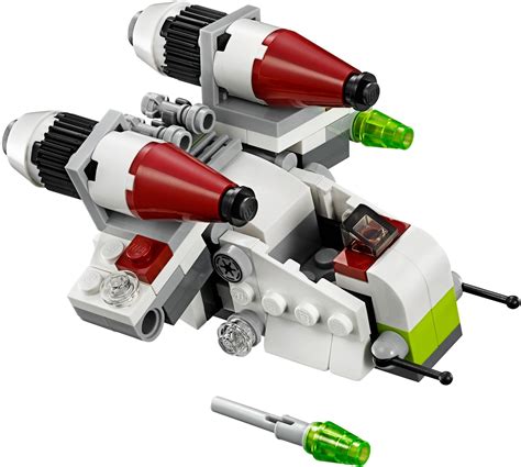 Lego 75076 Republic Gunship Microfighter Set Lego Star Wars Pas Cher