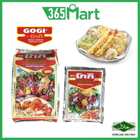 gogi thai tempura flour 150g 500g tepung tempura halal by 365mart 365 mart shopee malaysia