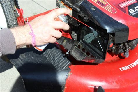 Oil generally only gets into a lawn mower carburetor because it was overfilled by a large amount, or because it was flipped upside down, or run. Fixing a Lawn Mower That Won't Start | ThriftyFun