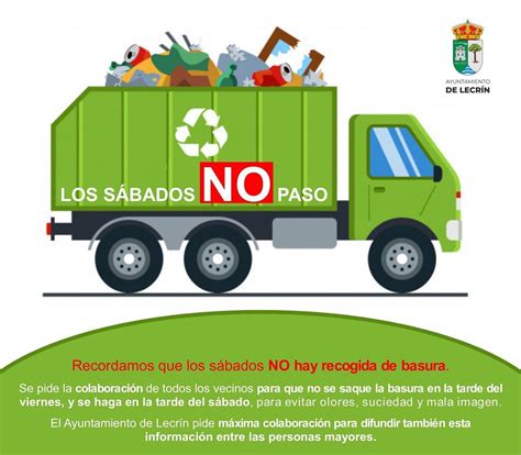 Sábados no se recoge la basura Ayuntamiento de Lecrín
