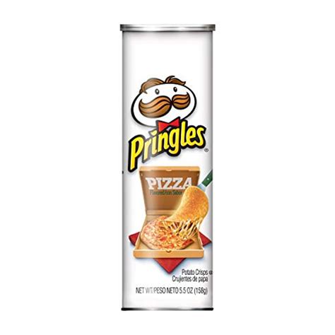 Pringles Potato Crisps Chips Pizza Flavored 55 Oz Can Warehousesoverstock