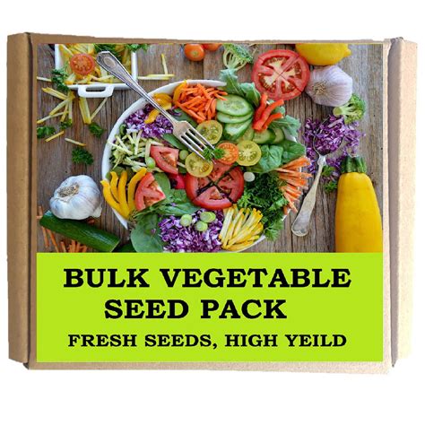 Bargain Bulk Pack Of Fresh Vegetable Seeds By Seedleme Shop Today