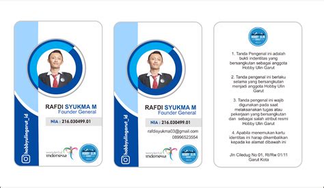 Contoh id card kerja materi pelajaran 10 / alangkah baiknya jika sobat melihat salah satu proses desain id card yang saya buat. Desain ID Card Office Professional Keren Format CoreDraw ...