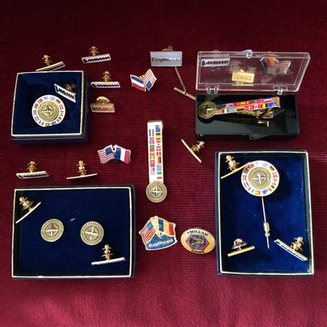 Lot Military Badges Cufflinks Pins Tie Pins Catawiki