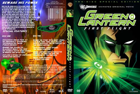 Green Lantern First Flight 2009 Dvd Cover Dvd Covers And Labels