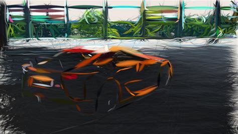 Lexus Lfa Draw Digital Art By Carstoon Concept Fine Art America